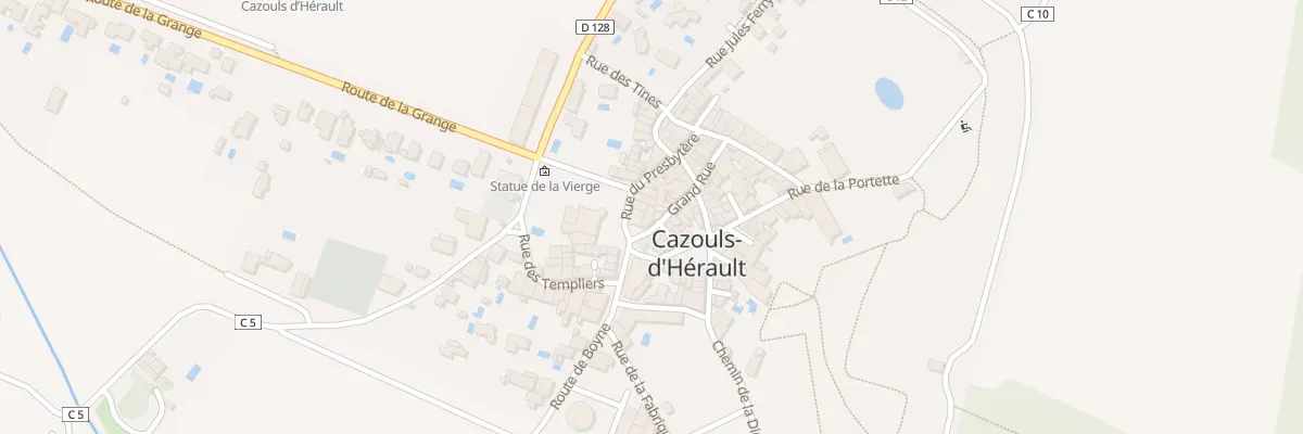 Plan du 14 Pl Saint-jean à Cazouls-d’Hérault