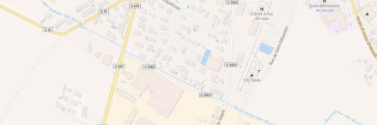 Plan du 5950F Rue de la Clairette à Paulhan