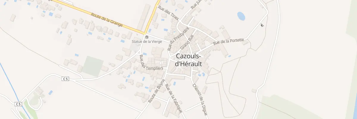 Plan du 8 Pl Saint-jean à Cazouls-d’Hérault