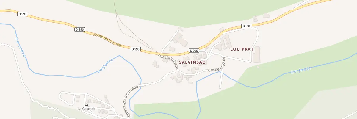 Plan du 6149 Salvinsac à Meyrueis