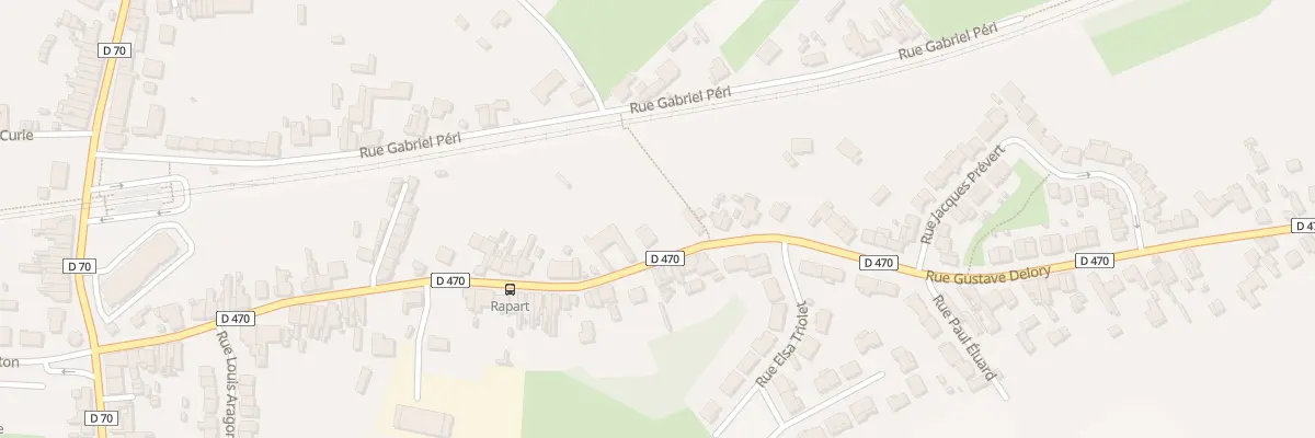 Plan du 405 Rue Gustave Delory à Hérin