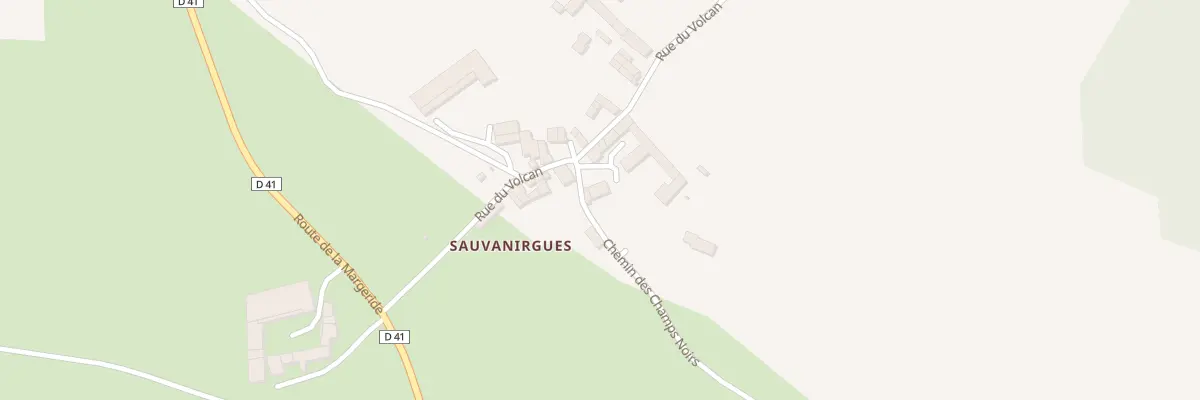 Plan du 5052 Sauvanirgues à Saint-Privat-du-Dragon