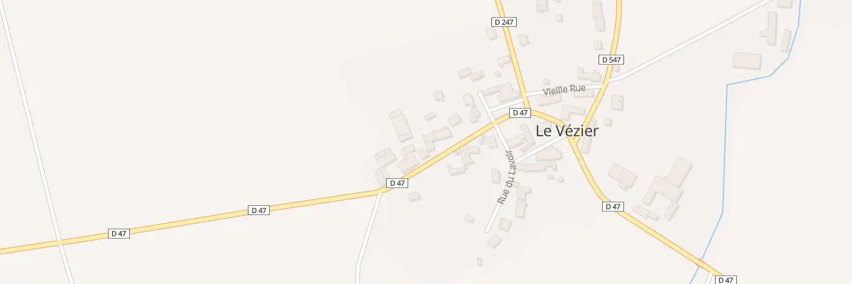 Plan du 22 Rue du Village au Vézier