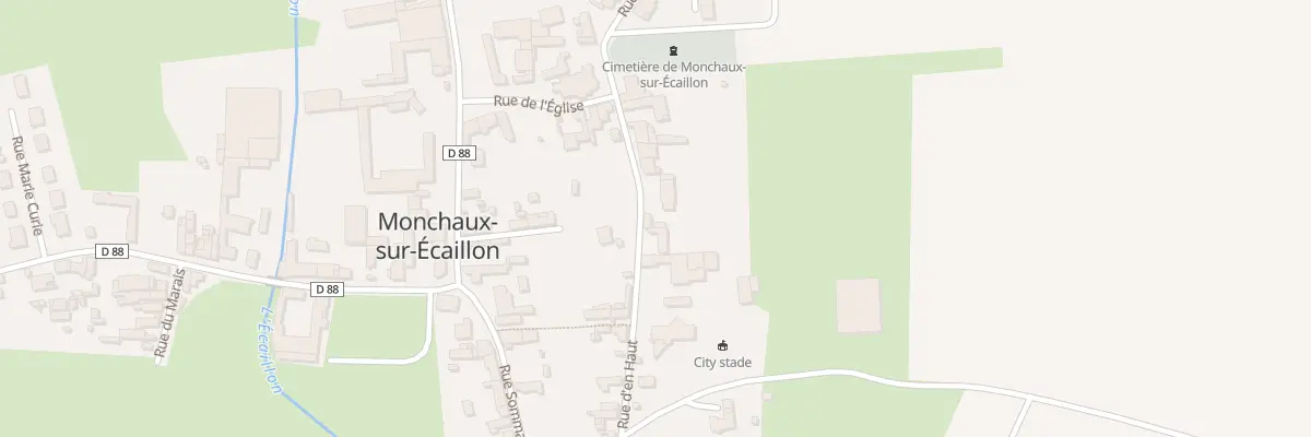 Plan du 10 Rue d’En Haut à Monchaux-sur-Écaillon
