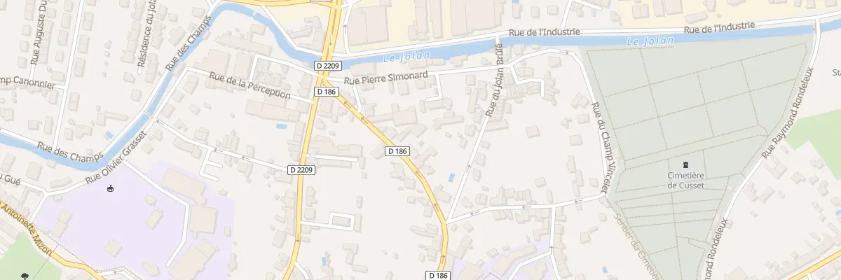 Plan du 32 Rue Jean Baptiste Bru à Cusset