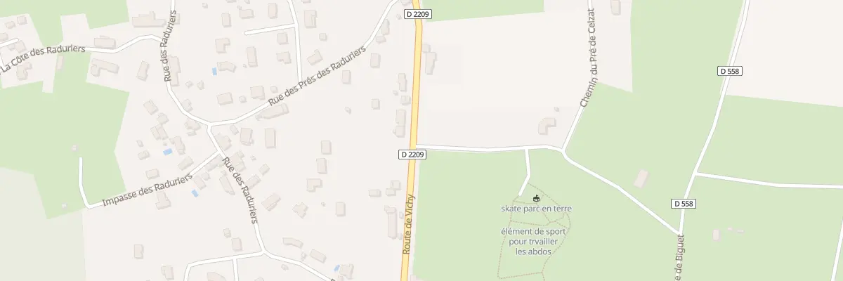 Plan du 18 Che de Pre de Celzat à Creuzier-le-Neuf