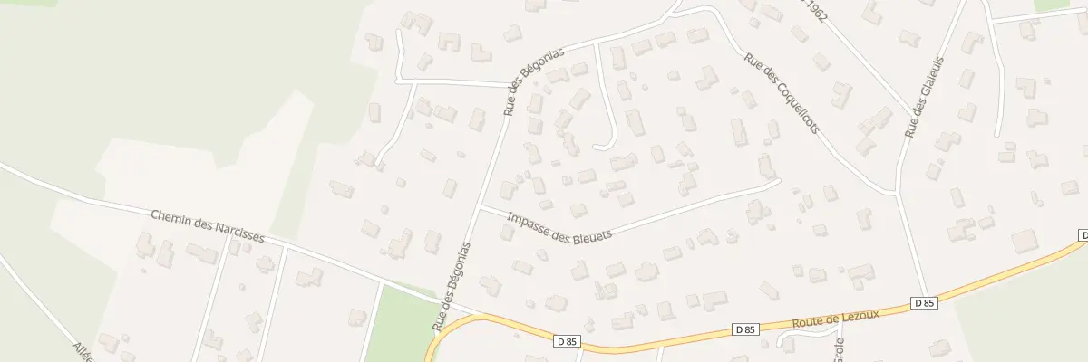 Plan du 7 Imp des Colchiques à Orléat
