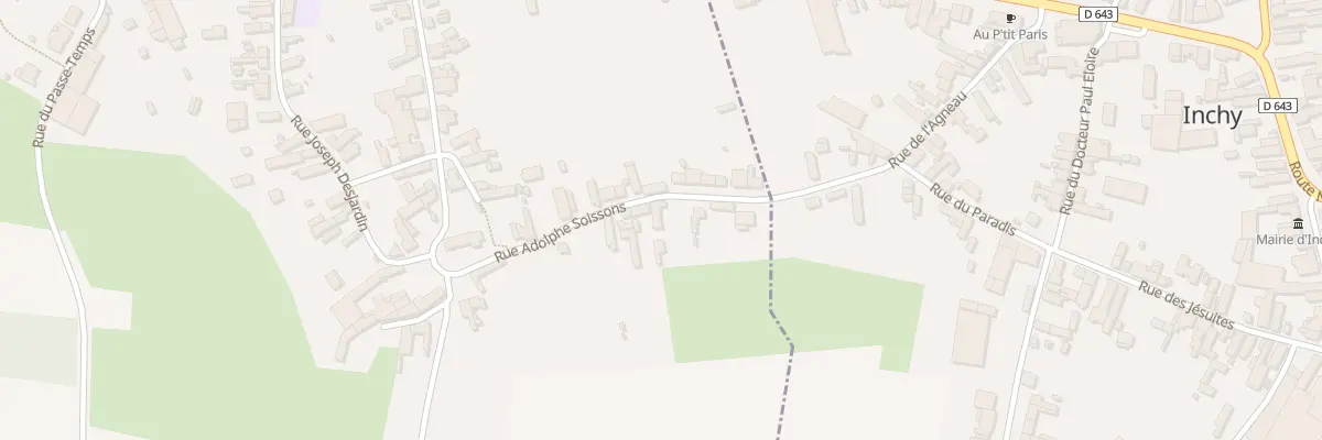 Plan du 12 Rue Adolphe Soissons à Beaumont-en-Cambrésis