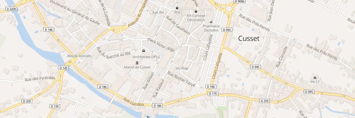 Plan du 6 Rue du Censeur à Cusset
