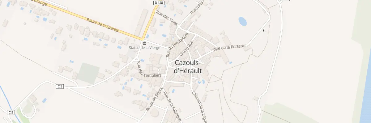 Plan du 8 Pl de la Fontaine à Cazouls-d’Hérault