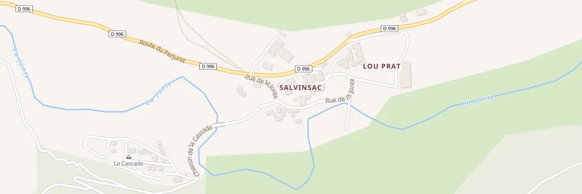 Plan du 6034 Salvinsac à Meyrueis