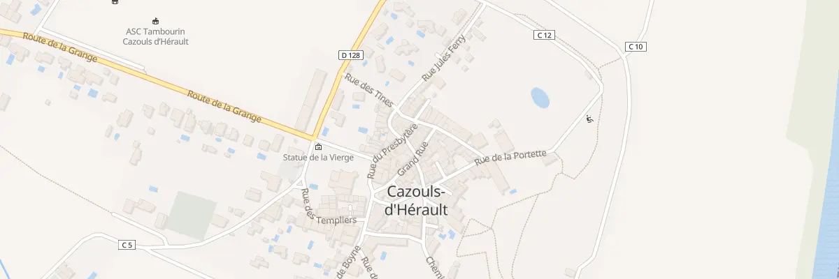 Plan du 15 Grande Rue à Cazouls-d’Hérault