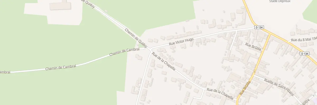 Plan du 37 Rue Victor Hugo à Viesly