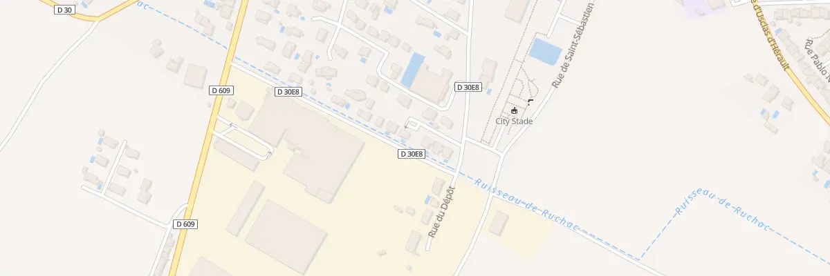 Plan du 20T Rue de la Clairette à Paulhan