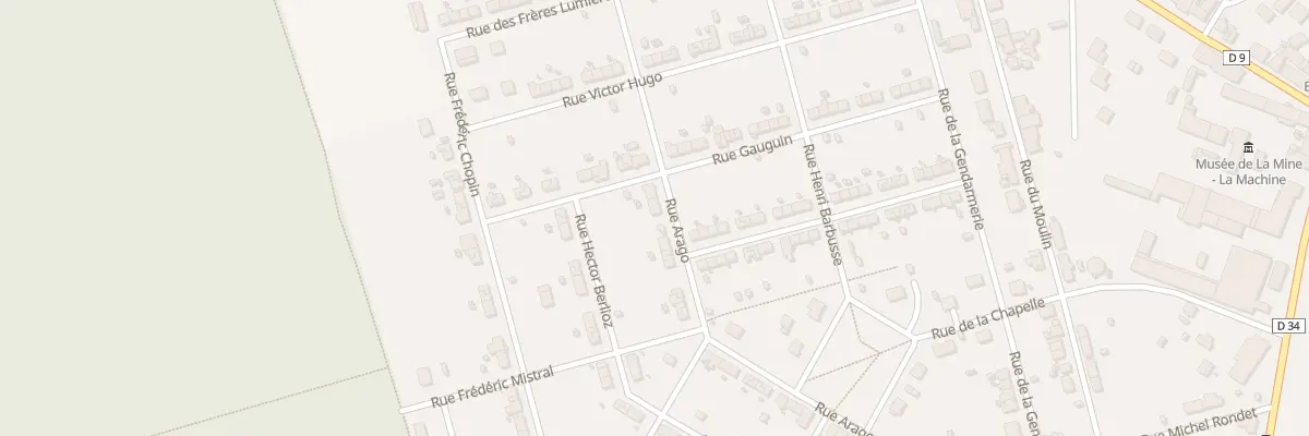 Plan du 33 Rue Arago à La Machine