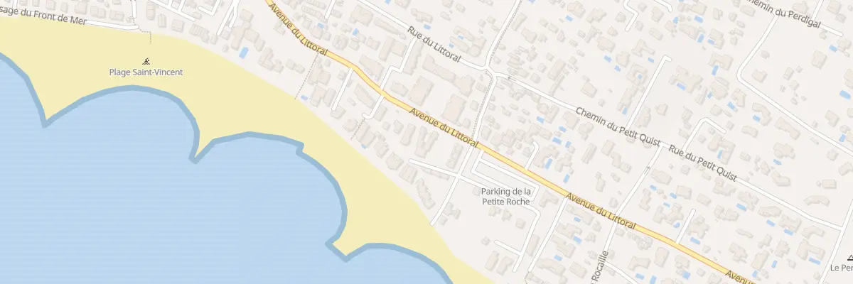 Plan du 54 Av du Littoral à Agde