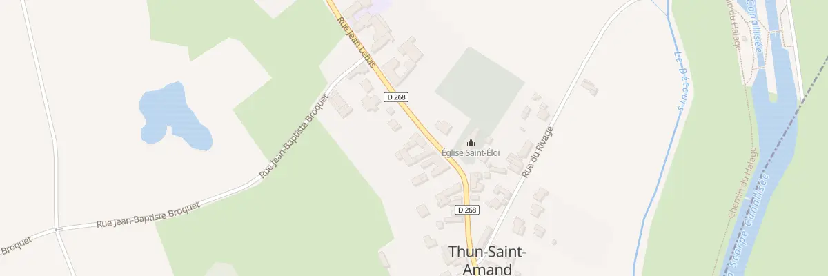 Plan du 22 Rue Jean Lebas à Thun-Saint-Amand