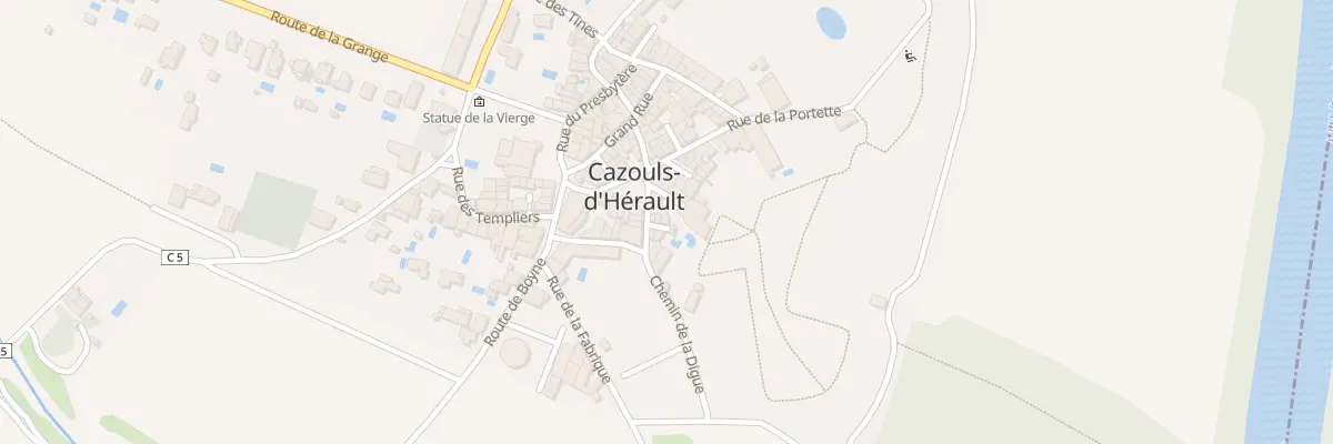 Plan du 4 Rue du Moulin à Cazouls-d’Hérault