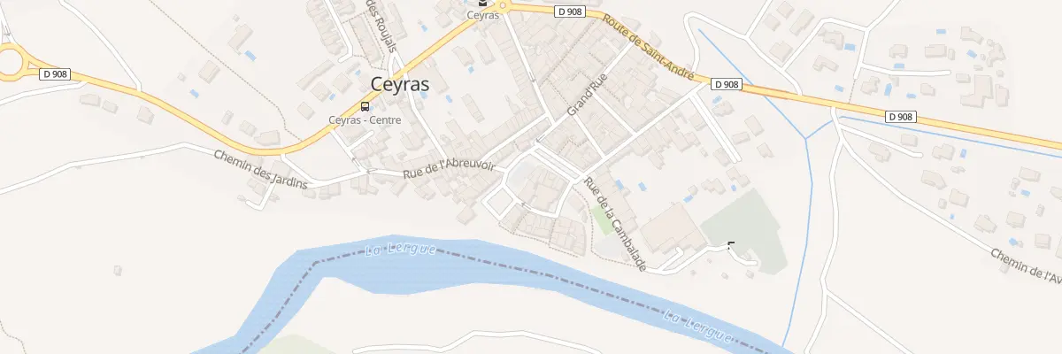 Plan du 1 Pl de la Vierge à Ceyras
