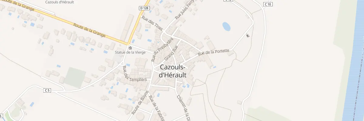 Plan du 3 Rue de la Portette à Cazouls-d’Hérault