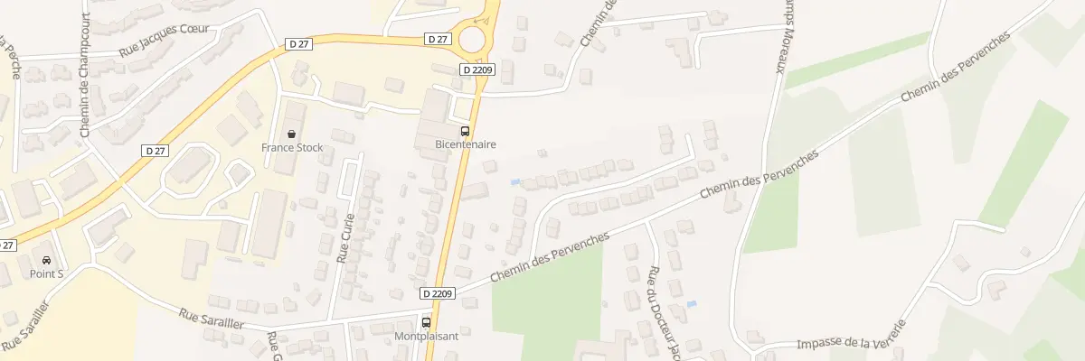 Plan du 15 Rue Jean Rostand à Cusset
