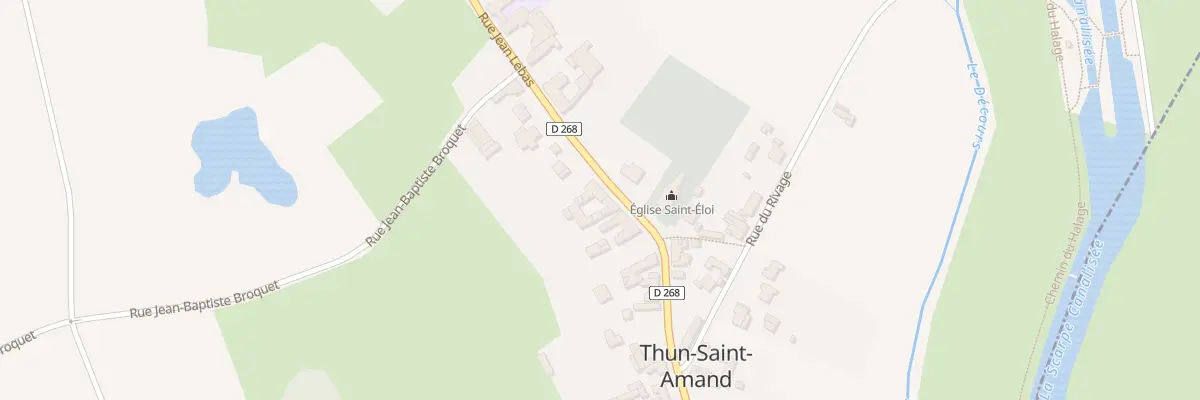 Plan du 24 Rue Jean Lebas à Thun-Saint-Amand
