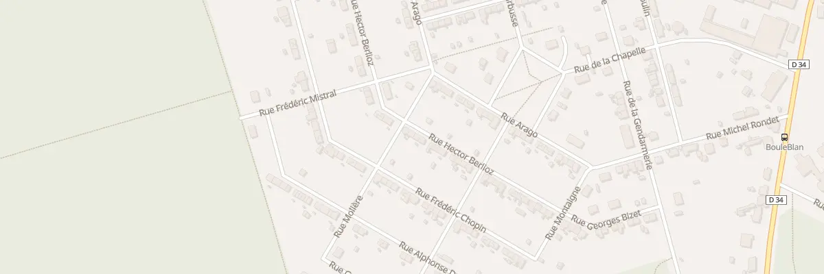 Plan du 23 Rue Hector Berlioz à La Machine