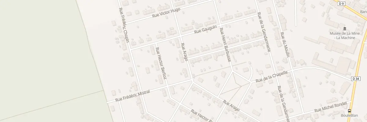 Plan du 29 Rue Arago à La Machine