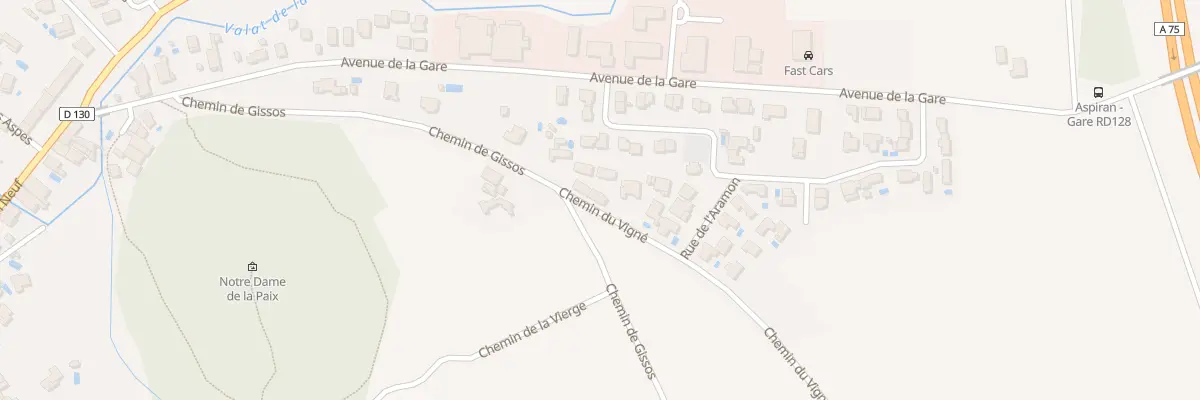 Plan du 7 Che du Vigne à Aspiran