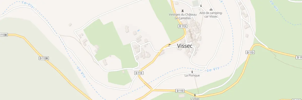 Plan du 5022 Le Village à Vissec