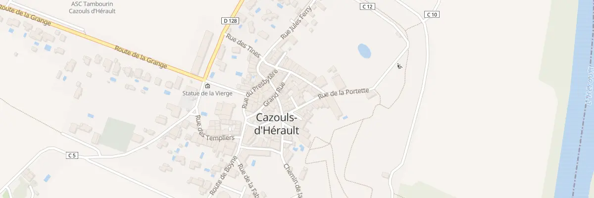 Plan du 2 Imp des Fleurs à Cazouls-d’Hérault