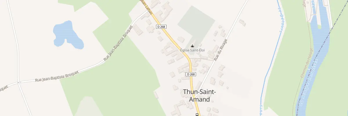 Plan du 28 Rue Jean Lebas à Thun-Saint-Amand