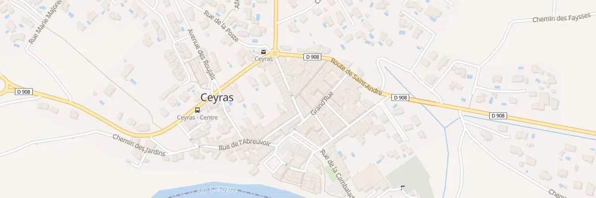 Plan du 1 Rue des Traverses à Ceyras