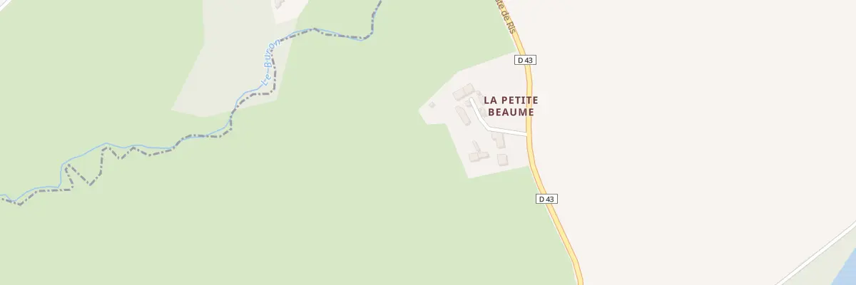 Plan du 5 Rte de Ris - La Baume à Mons