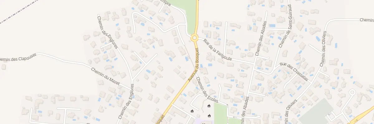 Plan du 239 Av du Bosquet à Saint-Félix-de-Lodez