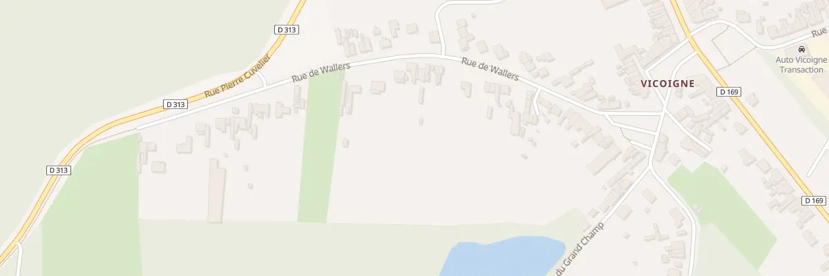 Plan du 255 Rue de Wallers à Raismes