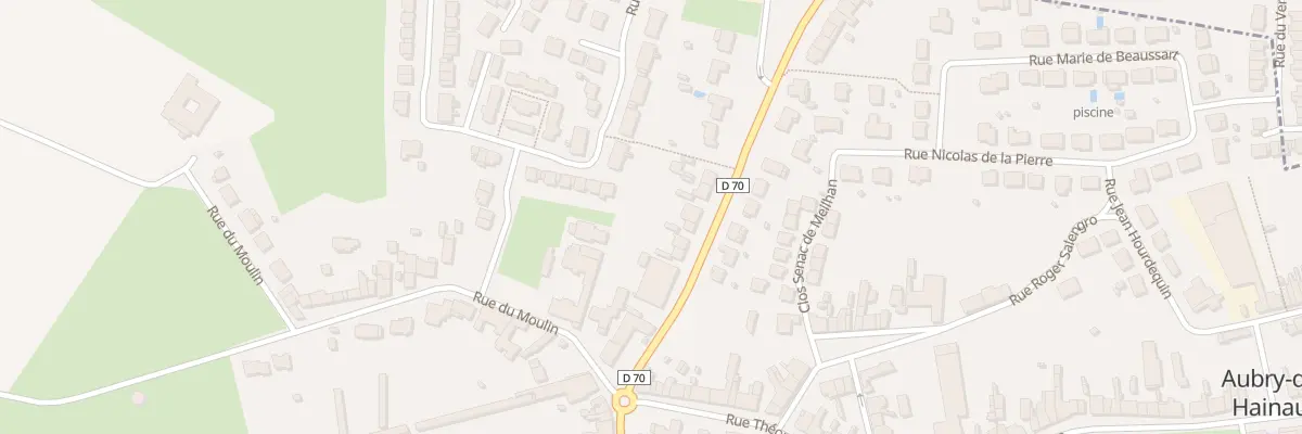 Plan du 9 Rue Gilbert Botsarron à Aubry-du-Hainaut