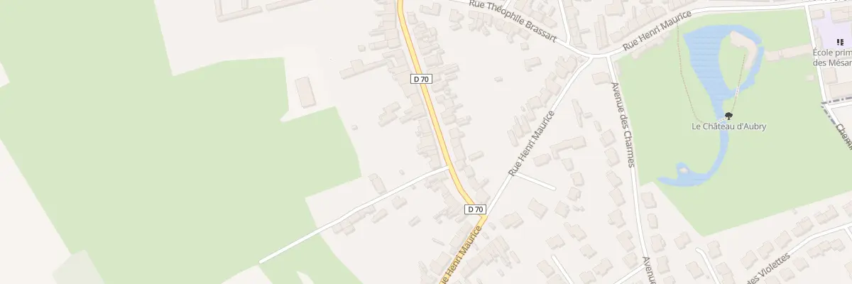 Plan du 23 Rue Pierre Brossolette à Aubry-du-Hainaut