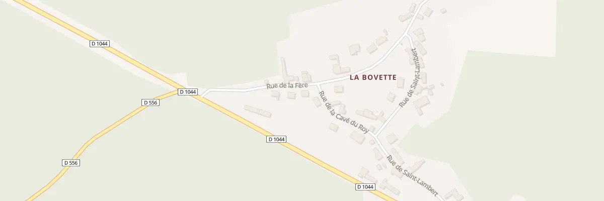 Plan du 6 Rue de la Fère à Fourdrain