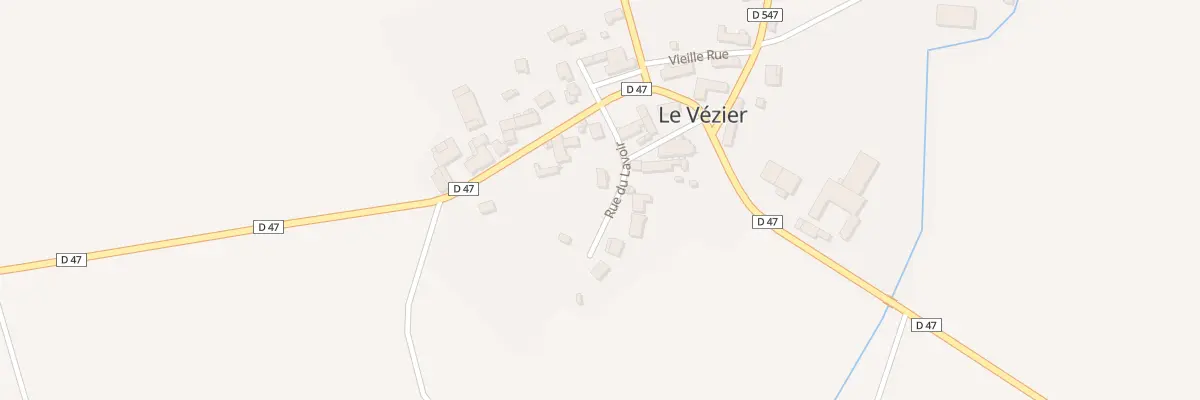 Plan du 4 Rue du Lavoir au Vézier