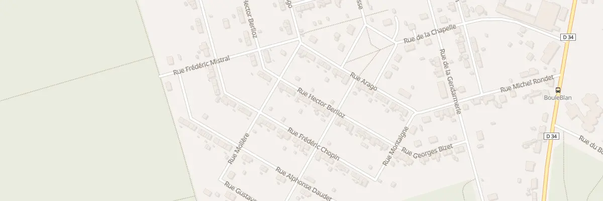 Plan du 19 Rue Hector Berlioz à La Machine