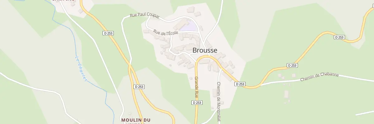 Plan du 5129 Le Bourg à Brousse