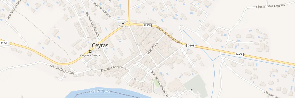 Plan du 7 Grand’Rue à Ceyras