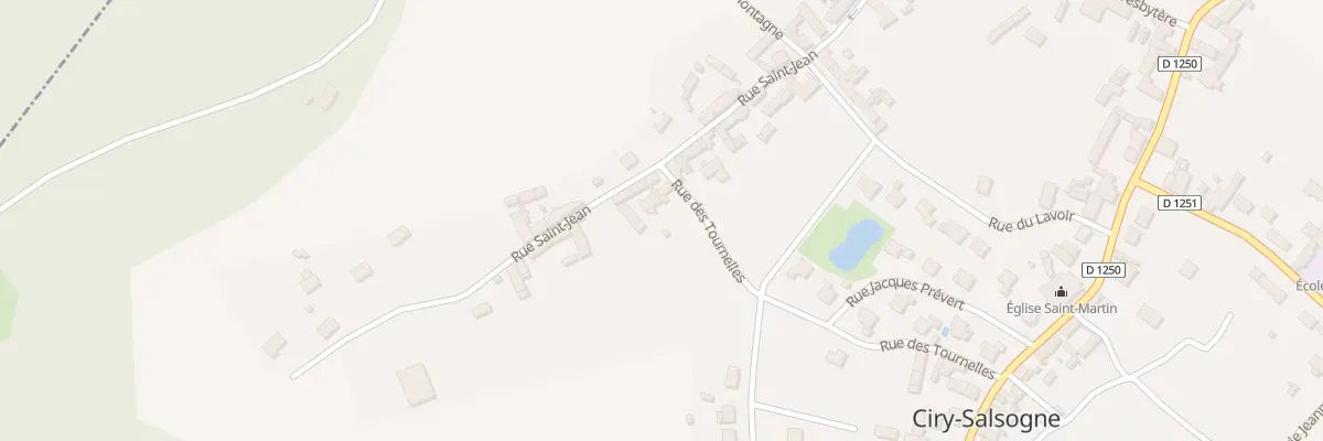 Plan du 19 Rue St Jean à Ciry-Salsogne