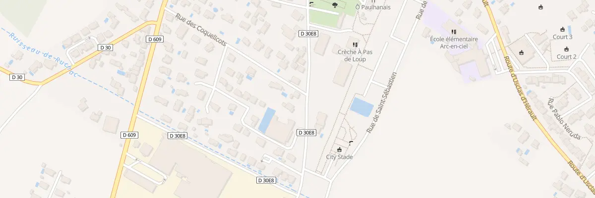 Plan du 16 Rue de la Clairette à Paulhan