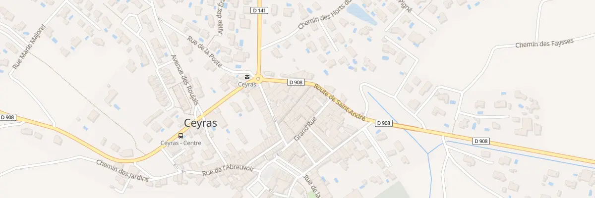 Plan du 17 Rue de la Placette à Ceyras