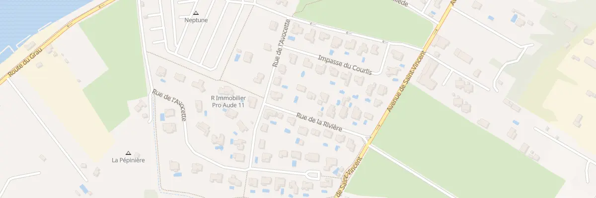 Plan du 14 Rue de la Riviere à Agde