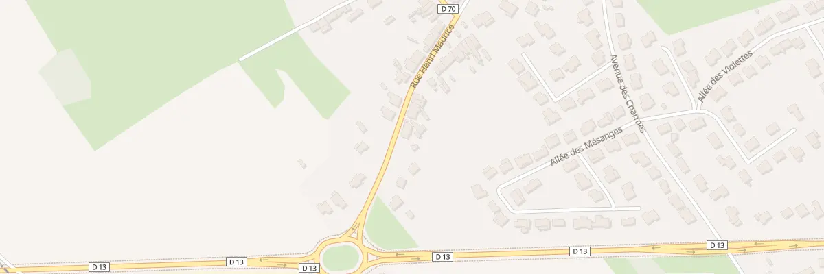 Plan du 93 Rue Henri Maurice à Aubry-du-Hainaut