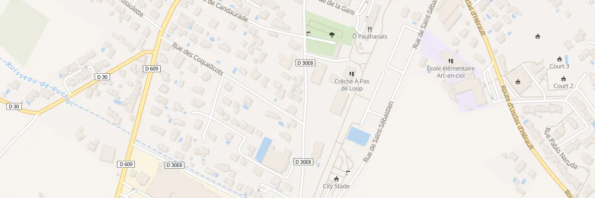 Plan du 12 Rue de la Clairette à Paulhan