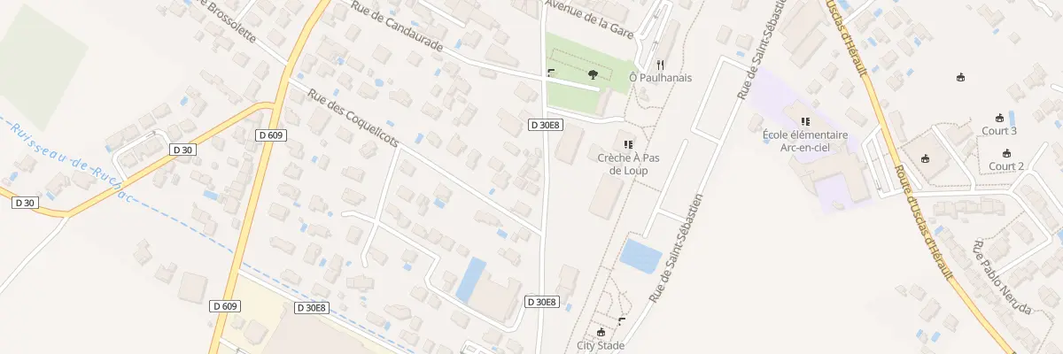 Plan du 10 Rue de la Clairette à Paulhan